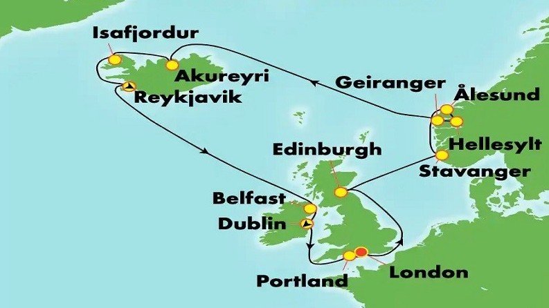 iceland cruise from southampton 2023